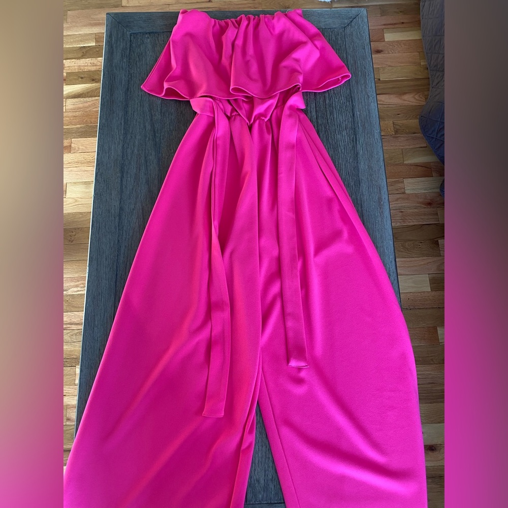 Strapless jumpsuit